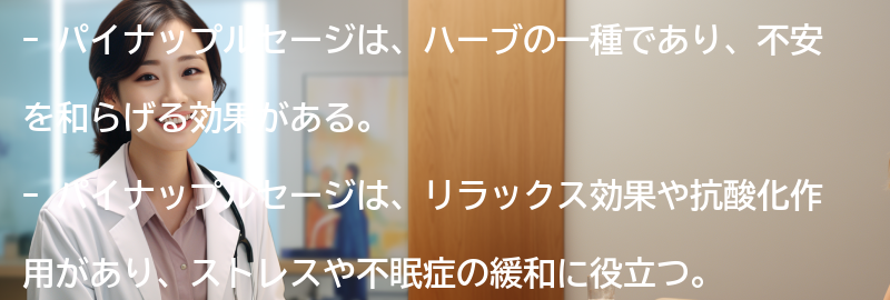 パイナップルセージとはの要点まとめ