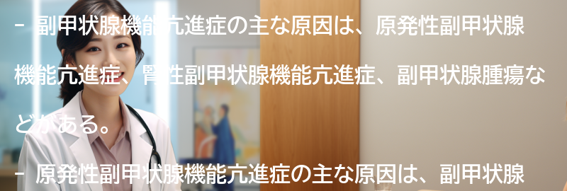 副甲状腺機能亢進症の主な原因は何ですか？の要点まとめ