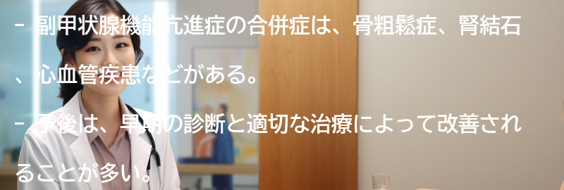 副甲状腺機能亢進症の合併症と予後についての要点まとめ