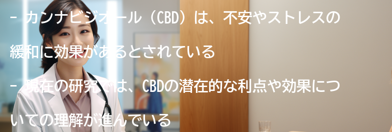 カンナビジオール（CBD）の将来の研究と展望の要点まとめ
