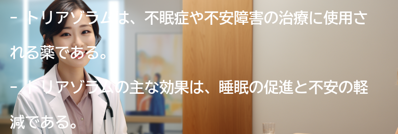 トリアゾラムの安全性と注意点の要点まとめ