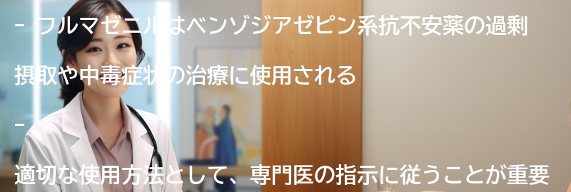 フルマゼニルの適切な使用方法と注意点の要点まとめ