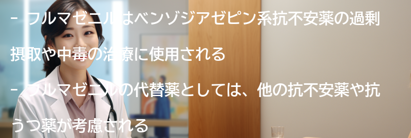 フルマゼニルの代替薬としての選択肢の要点まとめ