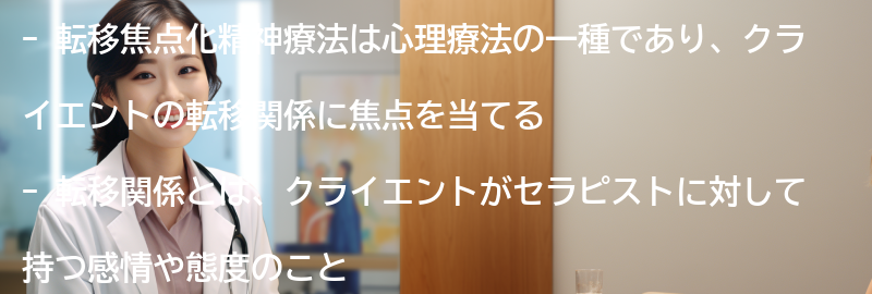 転移焦点化精神療法の基本原則の要点まとめ