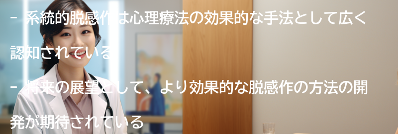 系統的脱感作の将来の展望と研究の方向性の要点まとめ