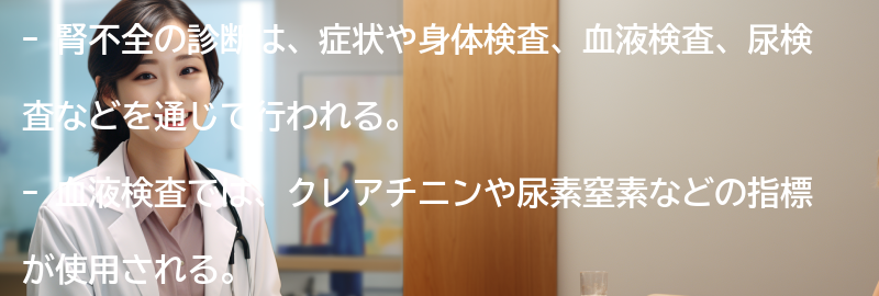 腎不全の診断方法と検査の要点まとめ