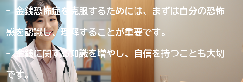 金銭恐怖症を克服するための方法とは?の要点まとめ
