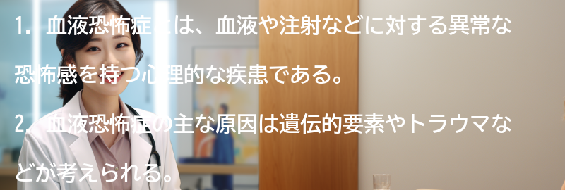 血液恐怖症に関するよくある質問と回答の要点まとめ