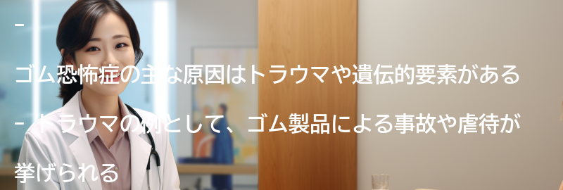 ゴム恐怖症の主な原因は何ですか？の要点まとめ