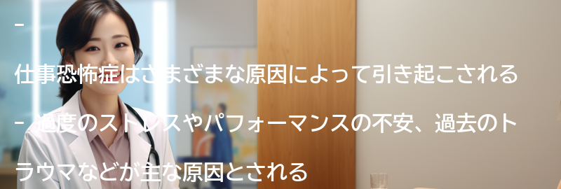 仕事恐怖症の主な原因の要点まとめ