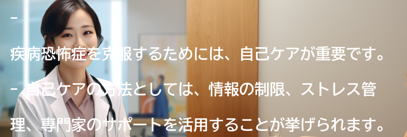疾病恐怖症を克服するための自己ケア方法とは？の要点まとめ