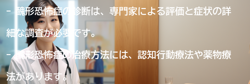 醜形恐怖症の診断と治療方法の要点まとめ