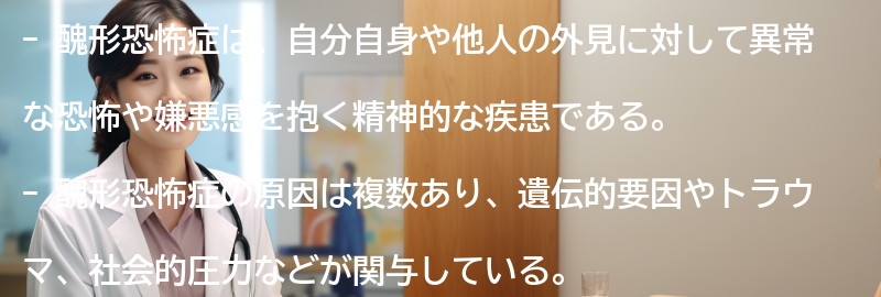 醜形恐怖症を理解するためのエンパシーの重要性の要点まとめ