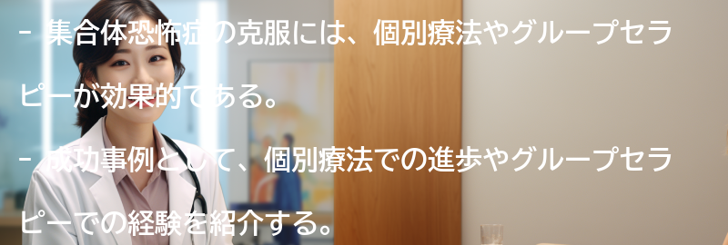 集合体恐怖症の克服に向けた成功事例の紹介の要点まとめ