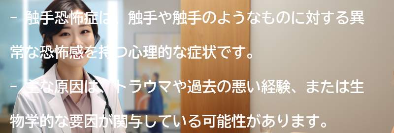 触手恐怖症の主な原因の要点まとめ