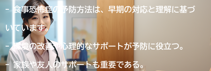 食事恐怖症の予防について考えるの要点まとめ