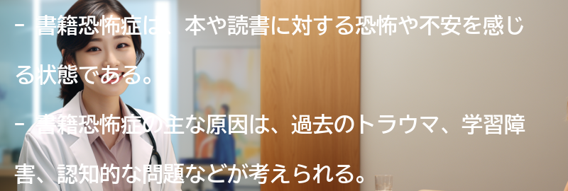書籍恐怖症の主な原因の要点まとめ