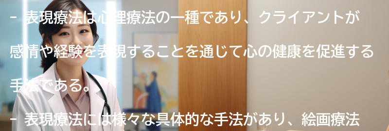表現療法の具体的な手法と活用例の要点まとめ