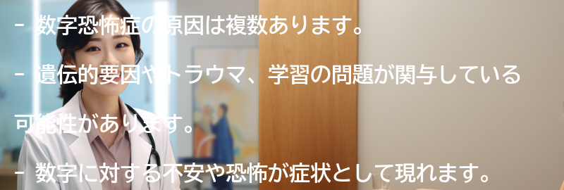 数字恐怖症の原因とは？の要点まとめ