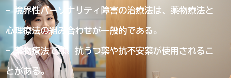 境界性パーソナリティ障害の治療法とアプローチの要点まとめ