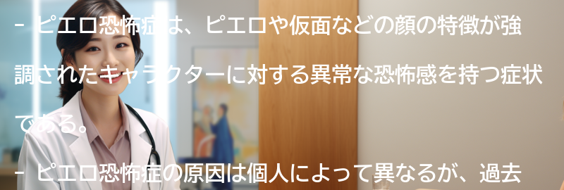 ピエロ恐怖症の原因とは？の要点まとめ
