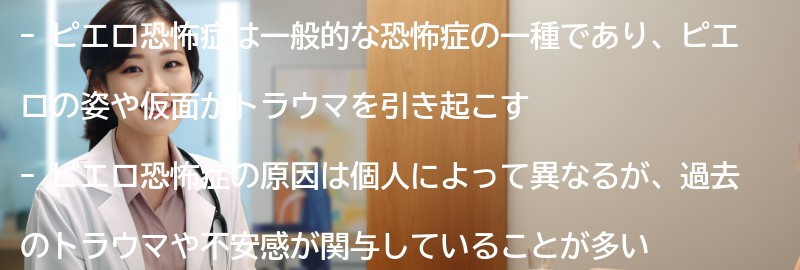 ピエロ恐怖症の克服方法の要点まとめ