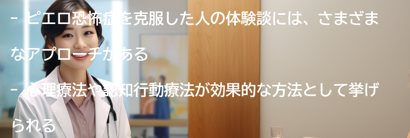 ピエロ恐怖症を克服した人の体験談の要点まとめ