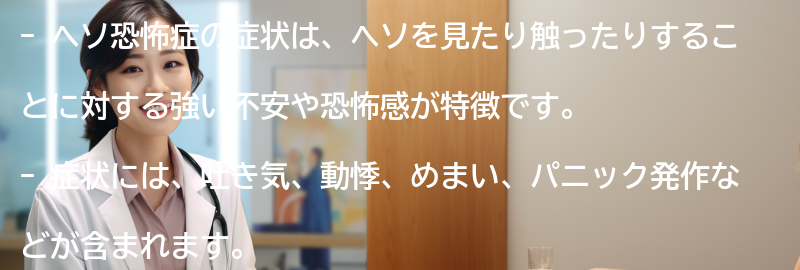 ヘソ恐怖症の症状とは？の要点まとめ