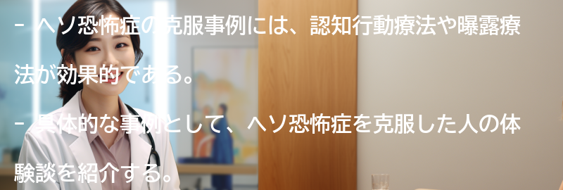 ヘソ恐怖症の克服事例の要点まとめ