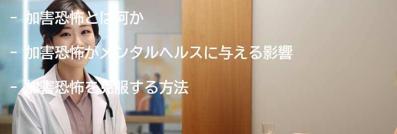 加害恐怖を克服する方法の要点まとめ