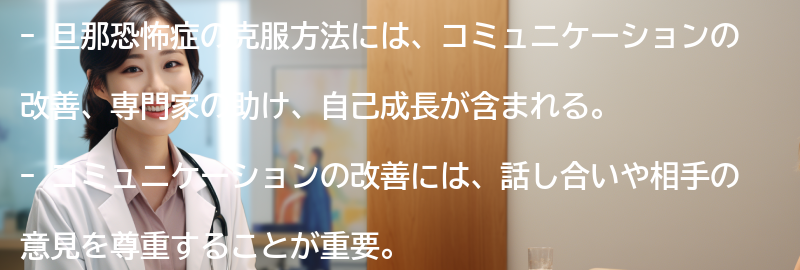 旦那恐怖症の克服方法の要点まとめ