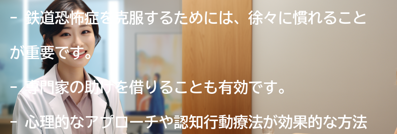 鉄道恐怖症を克服する方法とは？の要点まとめ