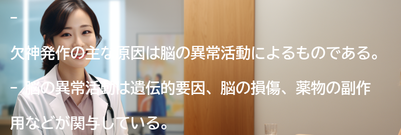 欠神発作の主な原因は何ですか？の要点まとめ