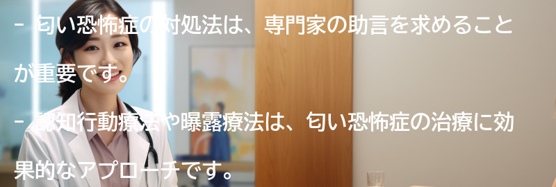 匂い恐怖症の対処法とは？の要点まとめ