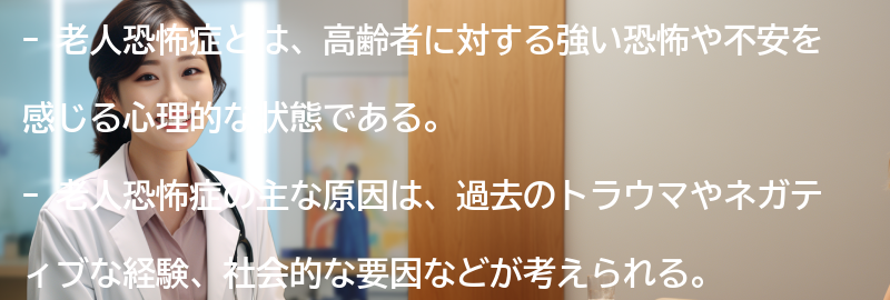 老人恐怖症に関するよくある質問と回答の要点まとめ
