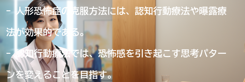 人形恐怖症の克服方法の要点まとめ