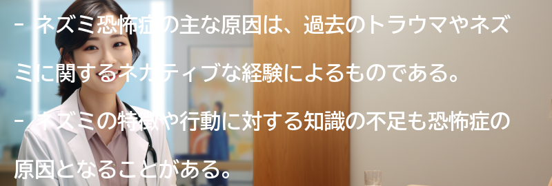 ネズミ恐怖症の主な原因とは？の要点まとめ