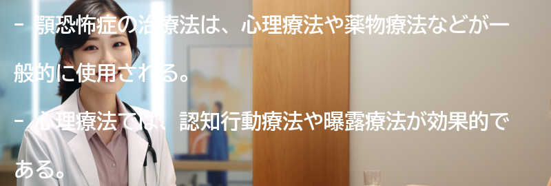 顎恐怖症の治療法とは？の要点まとめ