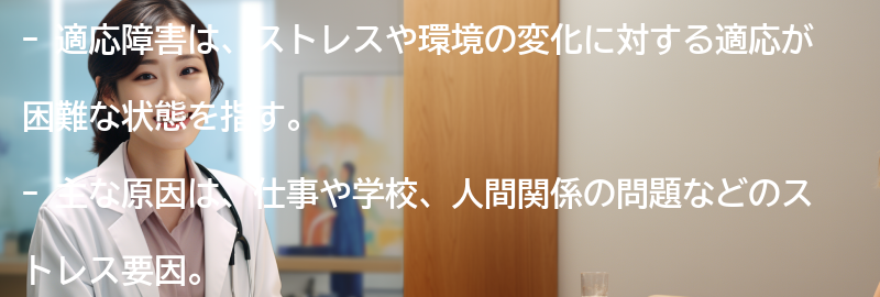 適応障害とは何ですか？の要点まとめ