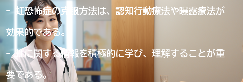 虹恐怖症の克服方法とは？の要点まとめ